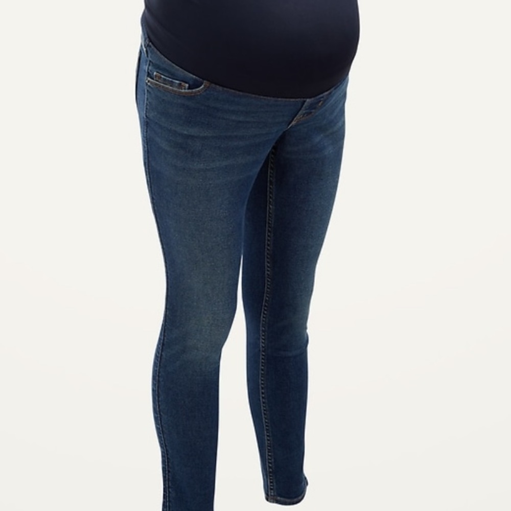 Maternity Roll-Over Waist jeans size 8
